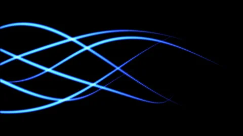 Blue glowing lines background - seamless (FULL HD) Video stock 37088297