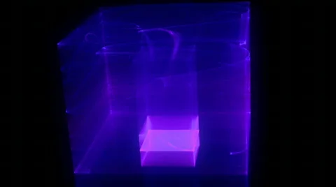 Blue glowing looping background d2465C L Stock Footage 473549