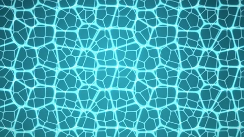 Blue glowing mosaic pattern. 2d animation 库存影片 344381551