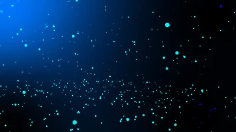 Blue Glowing Particle Background with Soft Floating Light Dots Loop 스톡 동영상 339116733
