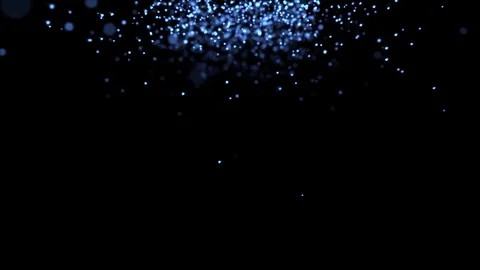Blue Glowing Particle Stock Footage 71337507