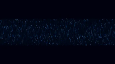 Blue Glowing Particle Matrix Band Vertical Lines Motion Loop Stock Footage 341322780