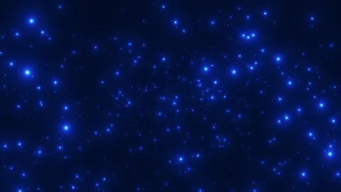 Blue glowing particles Video stock 290019484