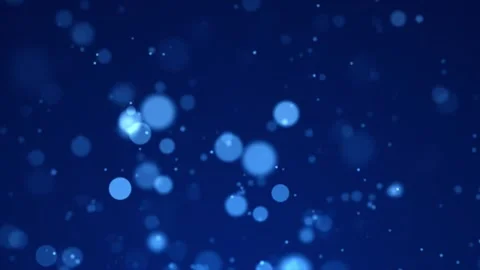 Blue glowing particles Stock Footage 331630818