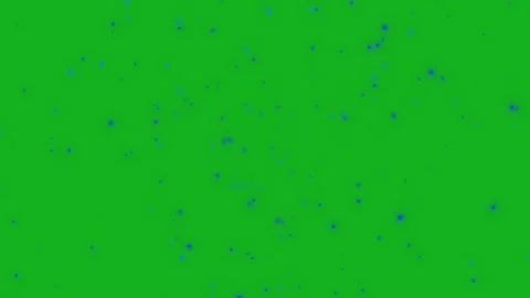 Blue Glowing Particles on Green Screen for Energy and Technology Video Loops Vidéo 345426765