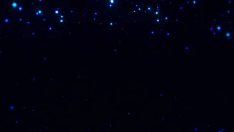 Blue glowing particles Stock Illustration