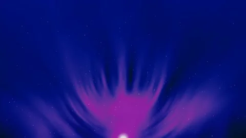 Blue Glowing Romantic Background Loop  库存影片 230974268