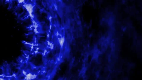 Blue Glowing Smoke Falling Animation  Stock-Footage 240540270
