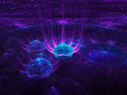 Blue glowing sphere elements 스톡 일러스트