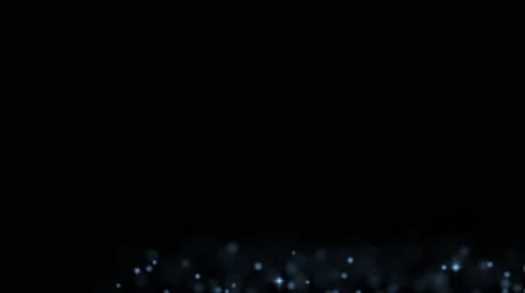 Blue glowing star particle in random direction  3D render abstract background Stock Footage 65136017