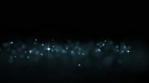 Blue glowing star particle in random direction  3D render abstract background Stock Footage 65136034
