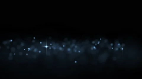 Blue glowing star particle in random direction  3D render abstract background Stock Footage 65136035