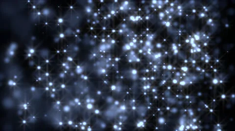 Blue glowing star particle in random direction  3D render abstract background Stock Footage 65152684