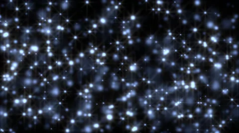 Blue glowing star particle in random direction  3D render abstract background Stock Footage 65152733