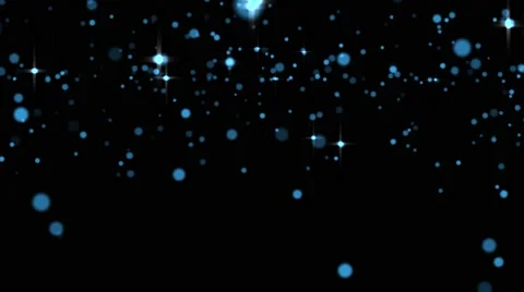 Blue glowing star particle in random direction  3D render abstract background Stock Footage 65190381