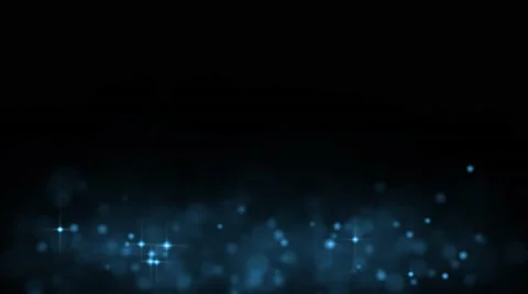 Blue glowing star particle in random direction  3D render abstract background Stock Footage 65190395