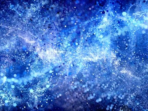 Blue glowing vibrant bubbles abstract background イラスト素材