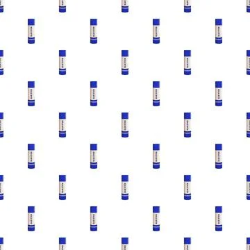 Blue glue sticks seamless pattern repeating texture Stock Illustration