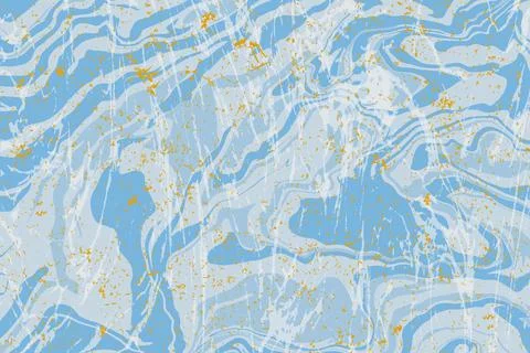 Blue, Gold, and White Background Stock Illustration