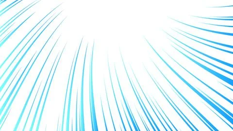 Blue gradation concentration line to focus on the top. Stock Illustration