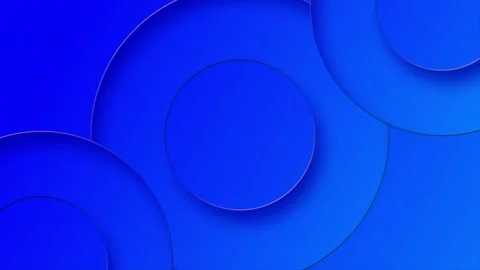 Blue gradient 3D circular pattern background Stock Footage 204727788