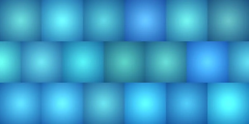 Blue gradient abstract background with circular patterns and smooth transitions Stock Illustration