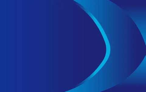 Blue gradient abstract background vector with curves shapes for banner Stock Illustration