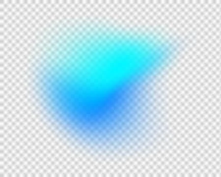 Blue gradient abstract shape on white background  soft blurred colors trans.. Stock Illustration