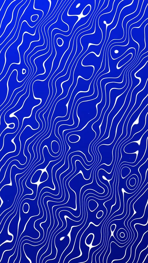 Blue Gradient Abstract Wavy Lines Background Video stock 314259884