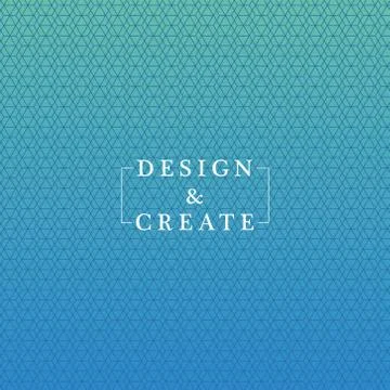 Blue gradient and pattern background vector design Stock Illustration