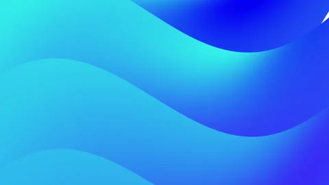 Blue gradient background with curved lines suitable for web design, social media Video stock 288917726