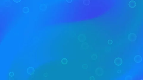 Blue gradient background features numerous translucent floating circles. Stock Footage 310351886