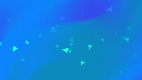 Blue gradient background features scattered lightblue triangles. Stock Footage 301923891