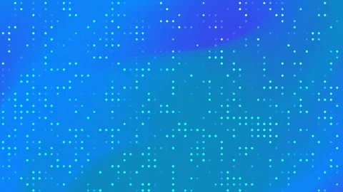 Blue gradient background features small white dots scattered across. Stock Footage 315435656