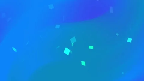 Blue gradient background features small lightblue squares floating. Stock Footage 317127288