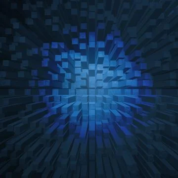 Blue gradient background Stock-Illustration