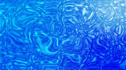 Blue gradient background with liquid curvy wave flowing. Seamless looping Stock Illustration