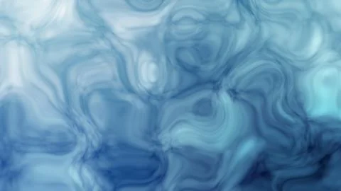 Blue gradient background with liquid curvy wave flowing. Seamless looping Stock Illustration