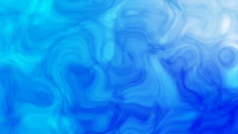 Blue gradient background with liquid curvy wave flowing. Seamless looping Stock Illustration