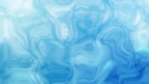 Blue gradient background with liquid curvy wave flowing. Seamless looping Stock Illustration