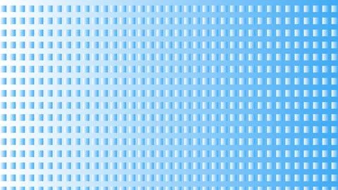 Blue gradient background with small squares in a grid pattern Stock Illustration