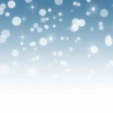 Blue gradient background with snowflakes Stock Illustration