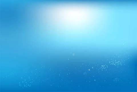 Blue gradient background with Sparkling light shine illustration and Bokeh li Ilustración de archivo