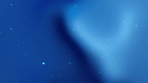 Blue gradient background speckled with many tiny white dots. 스톡 동영상 330036010