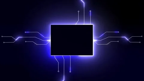 Blue gradient black glow-in-the-dark background animation. Stock Footage 274932179