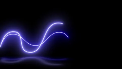 Blue gradient black glow-in-the-dark background animation Stock Footage 274932181