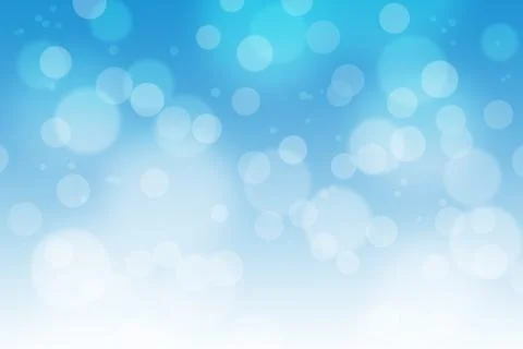Blue gradient bokeh. Stock Illustration