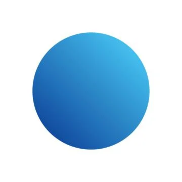 Blue gradient circle background. Stock Illustration