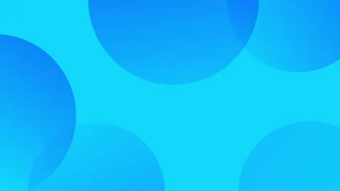 Blue gradient circles on white, minimalist looping animation background. Stock Footage 286411446
