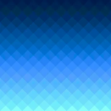 Blue gradient contour abstract 3d geometrical cubes seamless pattern Illustrazione stock